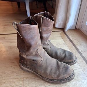 Classic Brown Leather Men's Boots